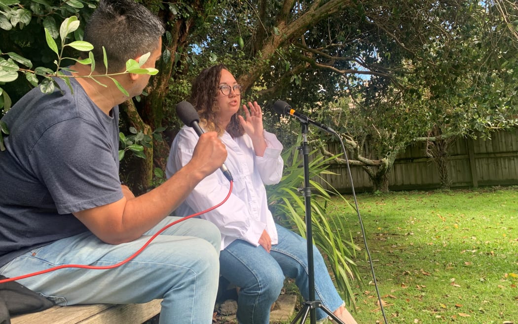 Matariki Williams, co-founder and co-editor of ATE Journal of Māori Art, speaks to Māpuna's Julian Wilcox from her backyard in Whakatāne.