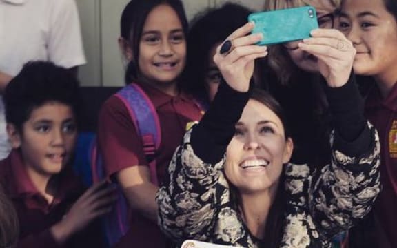 Jacinda Ardern's selfie
