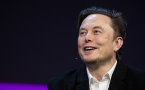 This handout image released by TED Conferences shows Tesla chief Elon Musk at the TED2022: A New Era conference in Vancouver, Canada, 14 April, 2022.