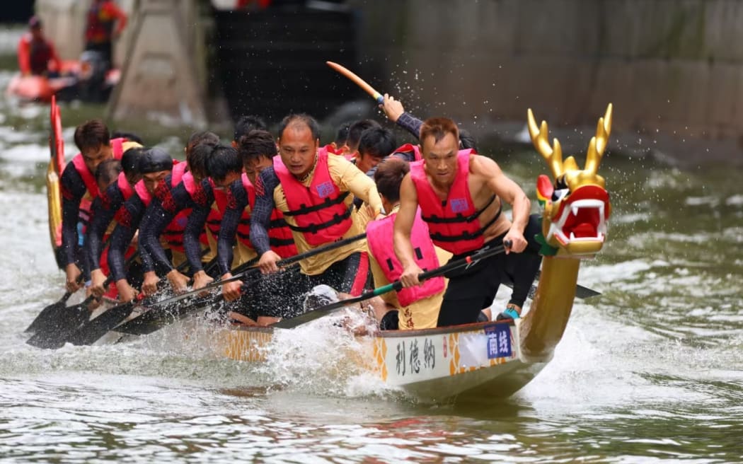 Guangzhou’s Liede Dragon Boat Team is set to take to the water at Viaduct Harbour for the Auckland Anniversary Day Regatta on 26 January.