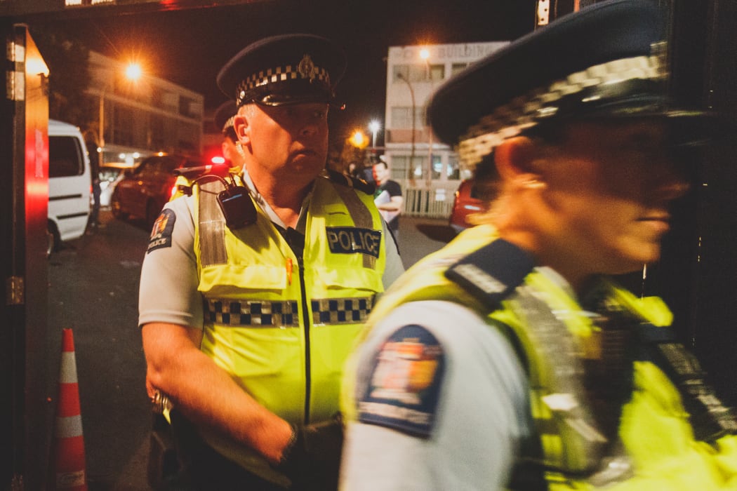 Police close down a gig at the Kings Arms Tavern in 2017