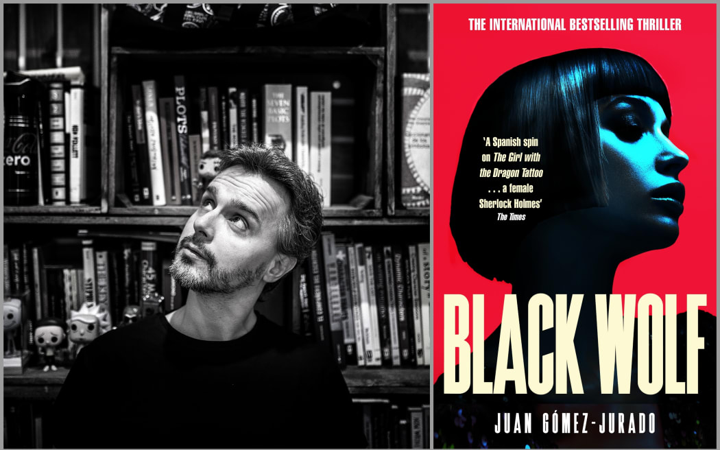 Image of Juan Gomez-Jurado and Black Wolf book cover.