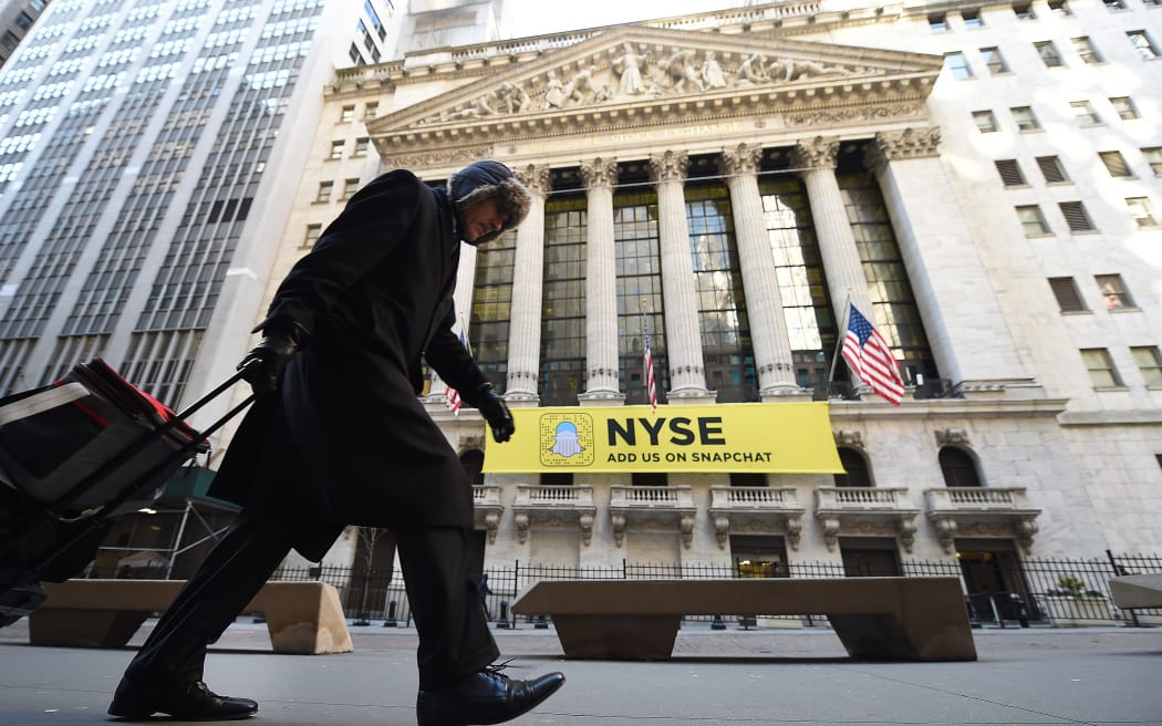 The New York Stock Exchange on Wall Street in New York