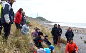 Dr Shane Orchard taking with The East Coast Protection Group about the impact of vehicles on Marlborough's east coast.