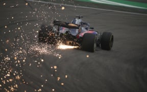 Brendon Hartley driving for Torro Rosso Formula One team