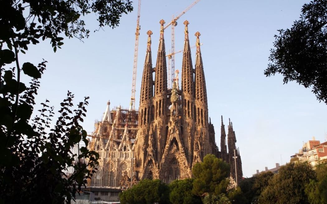Nativity faÁade, La Sagrada Familia, Roman Catholic basilica, Barcelona, Catalonia, Spain, built by Antoni GaudÌ (Reus 1852 ? Barcelona 1926) from 1883 to his death.