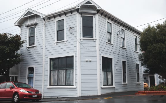 Two-storied late Victorian, wooden building in Mt Victoria, Wellington.