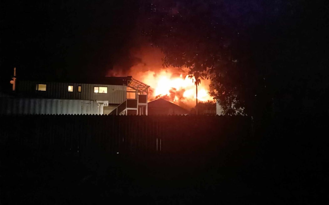 ITM fire in Takaka