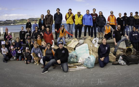 The Wellington South Coast Clean-Up is an annual event which sees community groups picking up rubbish along the capital's coast between Breaker Bay and Owhiro Bay.