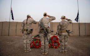 Anzac Day 2016 at Camp Taji, Iraq