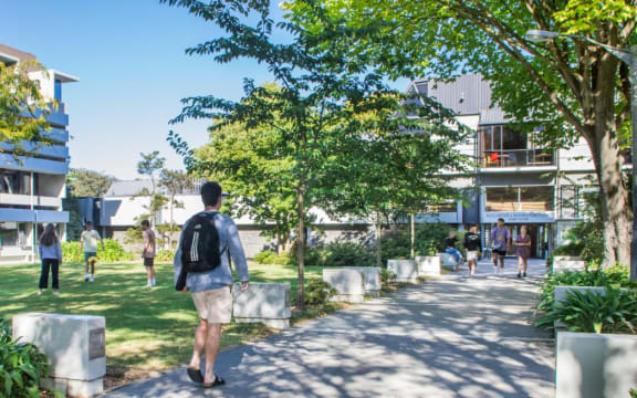 Student halls of residence at the University of Canterbury.