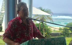 New Zealand's Foreign Minister Winston Peters in Rarotonga