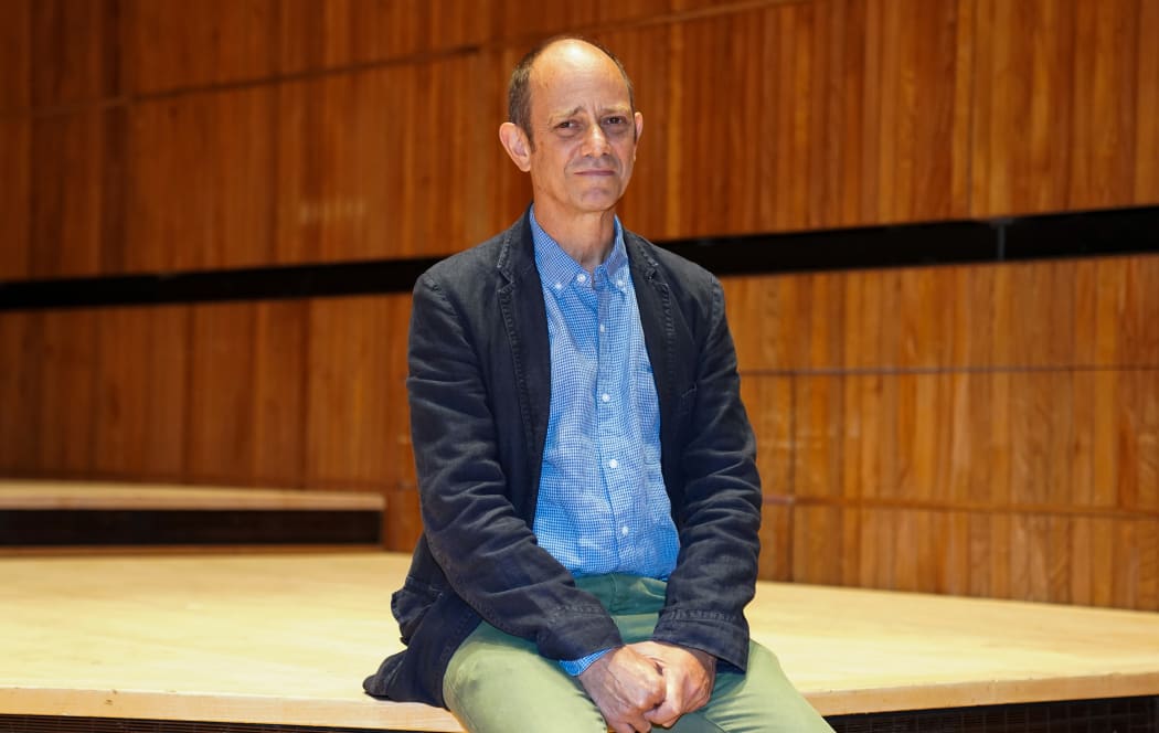 Damon Galgut, one of the six authors shortlisted for the 2021 Booker Prize, during a photo call at the Royal Festival Hall in London.