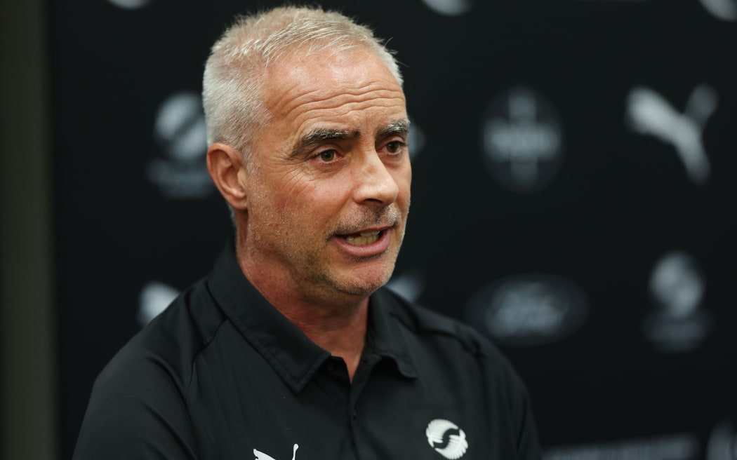 New Zealand All Whites head coach Darren Bazeley