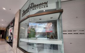 A group of up to eight people targeted Stewart Dawson's in the St Lukes mall on 21 September 2022, smashing glass cabinets and grabbing jewellery before fleeing.