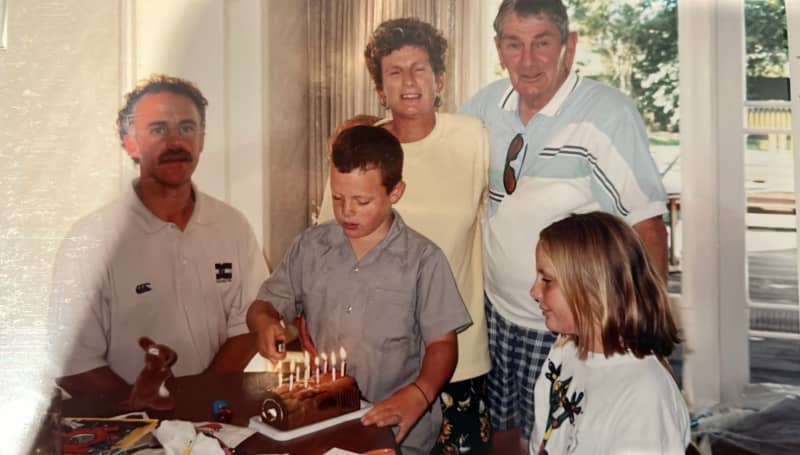 Cricket was all Simon Wraight and his friends could talk about as he anticipated receiving a bat for his birthday as a child.