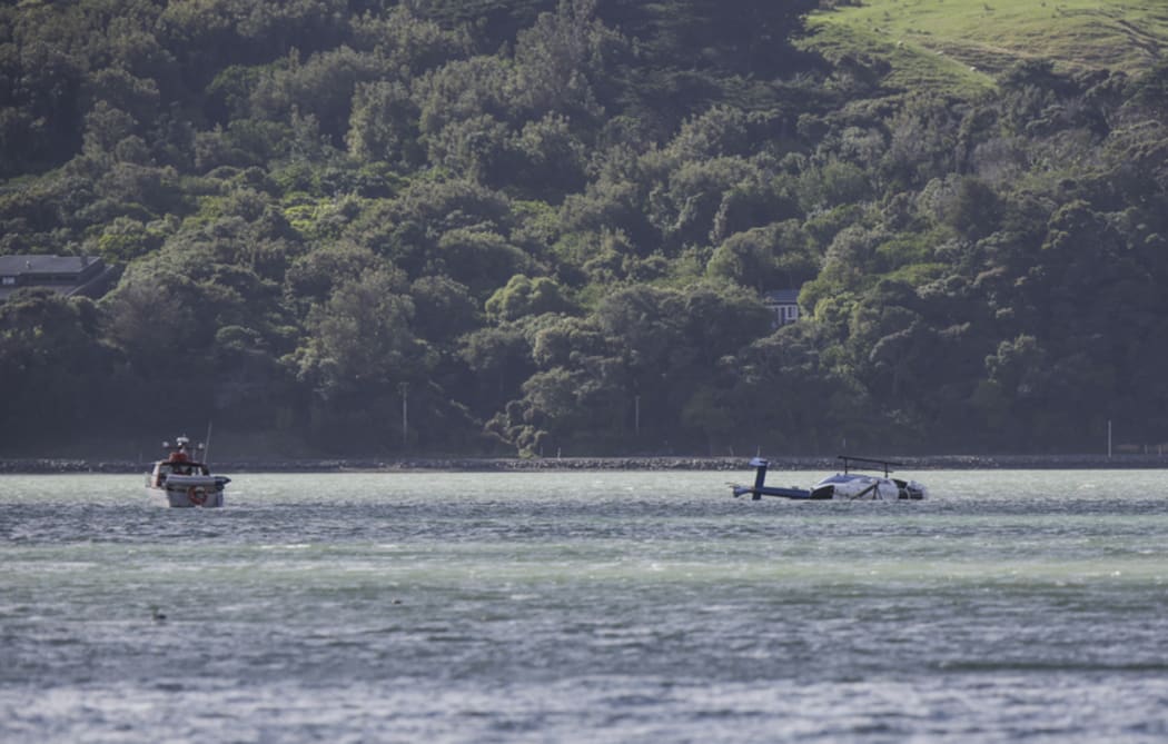 Helicopter that crashed into Pauatahanui Inlet near Porirua