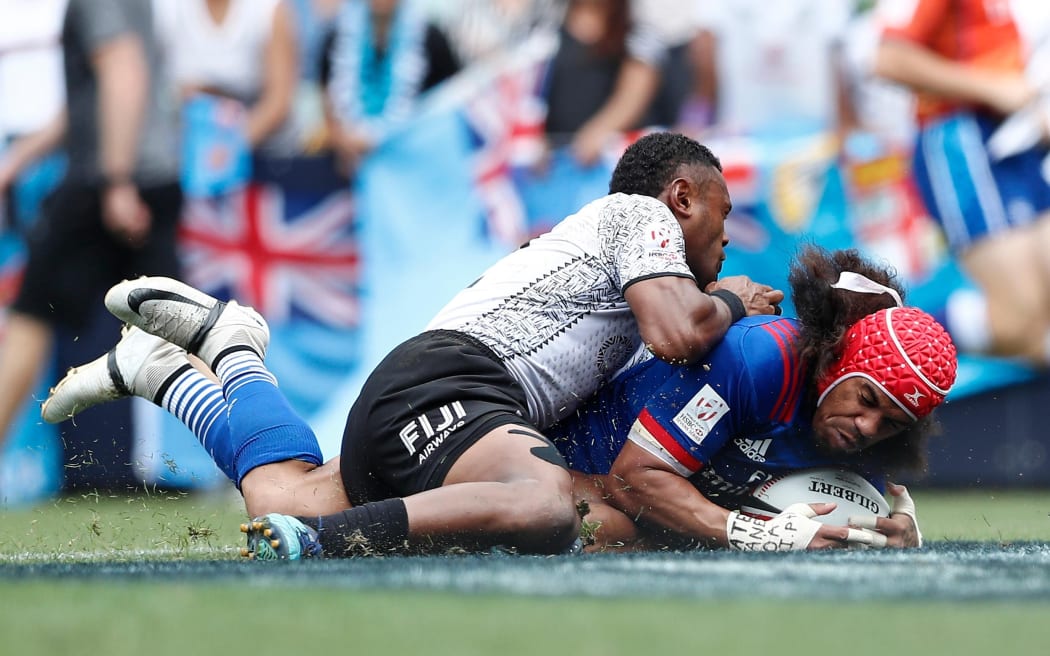Fiji were beaten by USA in the Cup quarter finals.