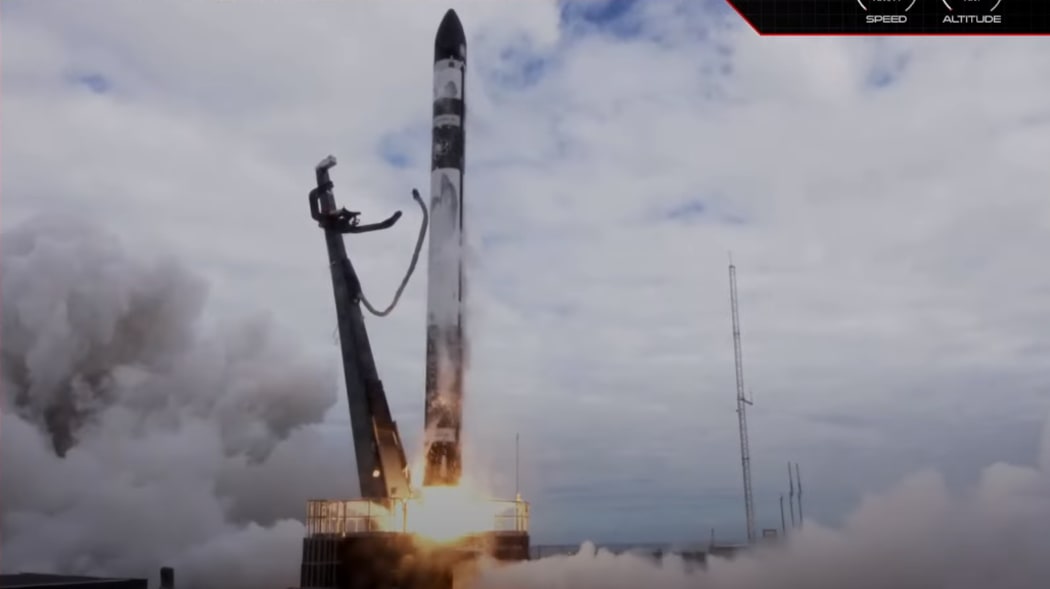 Rocket Lab's They Go Up So Fast launch which included a satellite called 'gunsmoke j' on 23 March, 2021.