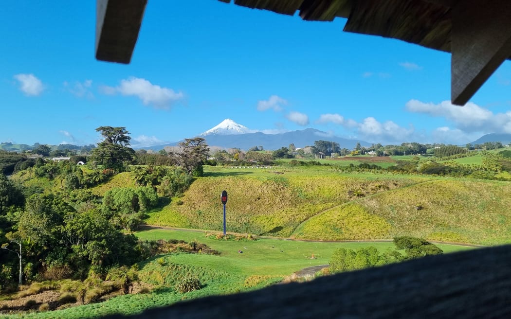 The bastions enjoy commanding views over the Waireka farmland.