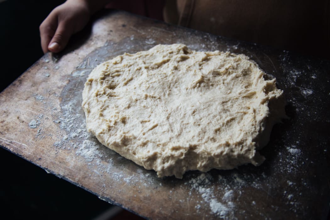 Flatbread, nice for a meal on a cold winter's day.