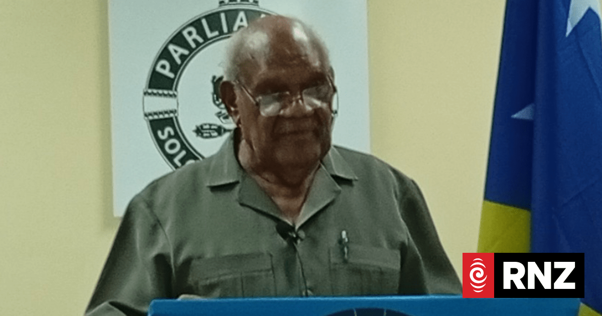 Solomon Islands speaker calls for dialogue in Solomon Islands political standoff