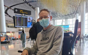 David Cotton travelled to Germany in a wheelchair to get immunotherapy treatment for his leukaemia.