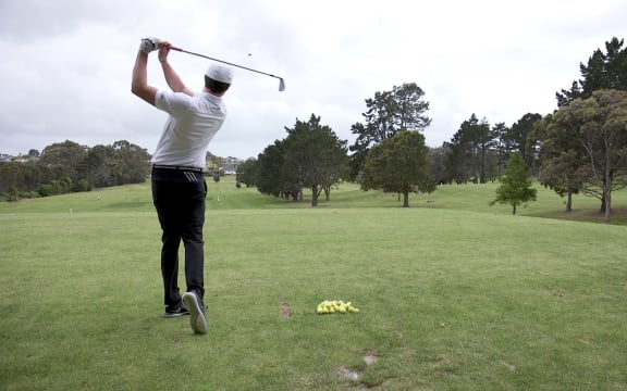 Some of the world's biggest hitters are in Auckland for the International Long Drive Invitational at Remuera Golf Club including englishman Matt Nicolle.