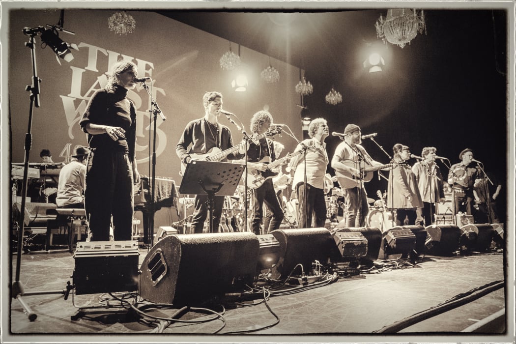 Reb Fountain, Mike Hall, Brett Adams, Paul Ubana, Adam McGrath, Tami Neilson, Barry Saunders and Delaney Davidson