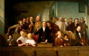 A Village Choir - Thomas Webster (c.1847). Victoria & Albert Museum.