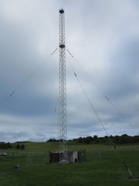 The 53m tower was pulled down on Tuesday 10 November.