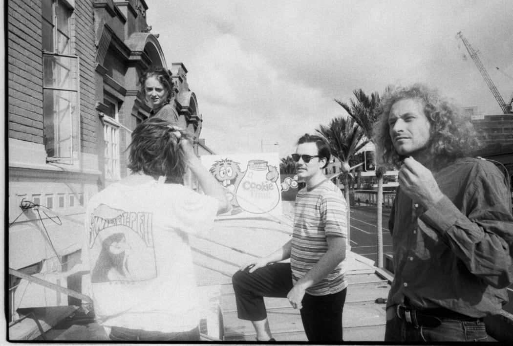 New Gum Sarn (L-to-R: Oscar Dowling, Sophia Lawler-Dormer, Durham Fenwick and Dave Weir).