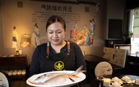 Queenie Chia, from Zhu Kitchen on Dominion Road, allows customers to bring their own fish and crayfish to be cooked.