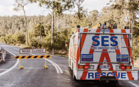 Flooding has been seen around Tasmania.