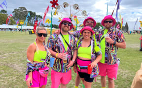 Some colorful attire on display at Electric Avenue