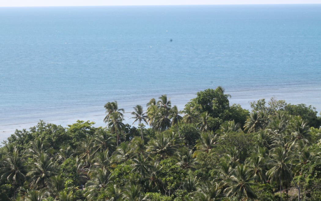 Coastline near the Papua New Guinea/Indonesia border.