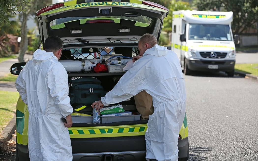 Emergency services at what is believed to be an illegal drug lab explosion in South Auckland.