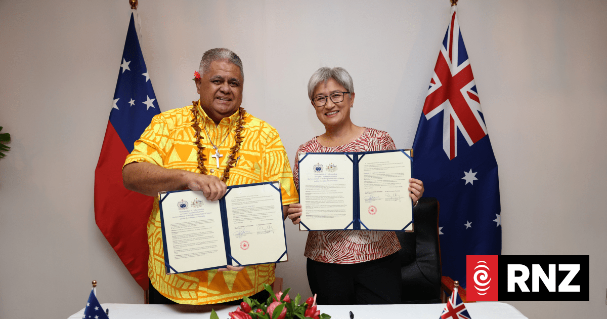 Samoa, Australia sign policing and cybersecurity deals in Apia