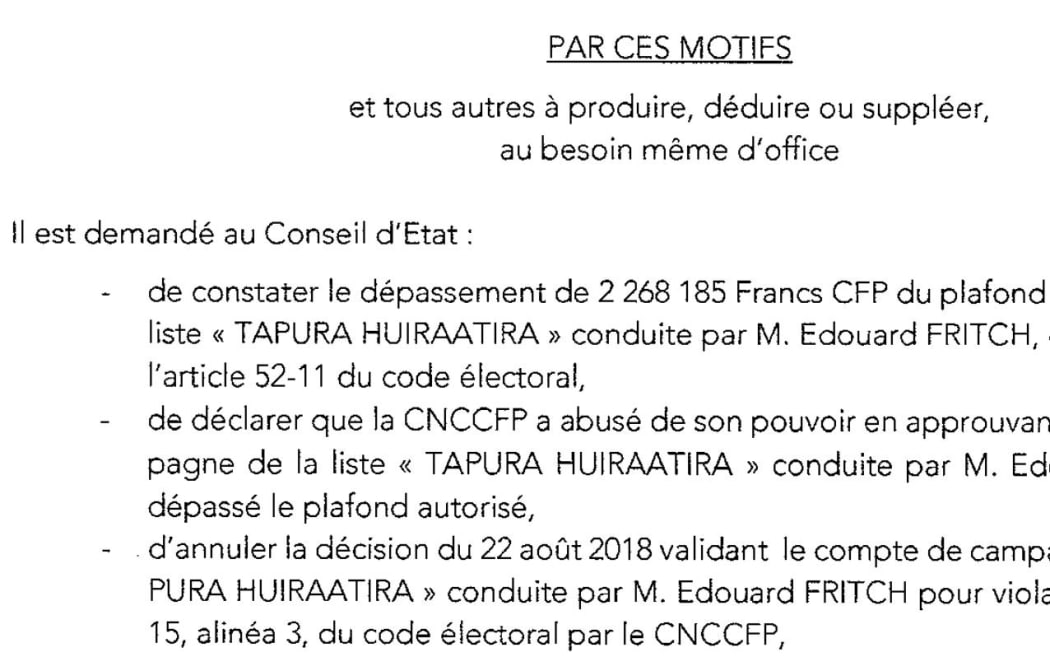 Campaign funding challenged by Yves Conroy
