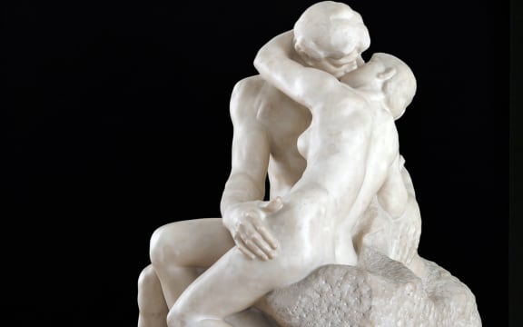 Auguste Rodin, The Kiss, 1901-04, pentelican marble, 1822 x 1219 x 1530mm, 3180 kg.