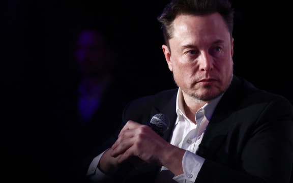 Elon Musk, owner of Tesla and the X (formerly Twitter) platform, attends a symposium on fighting antisemitism titled 'Never Again : Lip Service or Deep Conversation' in Krakow, Poland on January 22nd, 2024. Musk, who was invited to Poland by the European Jewish Association (EJA) has visited the Auschwitz-Birkenau concentration camp earlier that day, ahead of International Holocaust Remembrance Day.  (Photo by Beata Zawrzel/NurPhoto) (Photo by Beata Zawrzel / NurPhoto / NurPhoto via AFP)