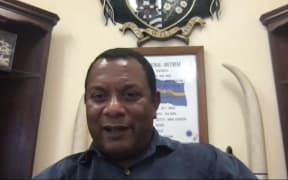 Speaker of the Nauru Parliament and three-time Olympian Marcus Stephen.