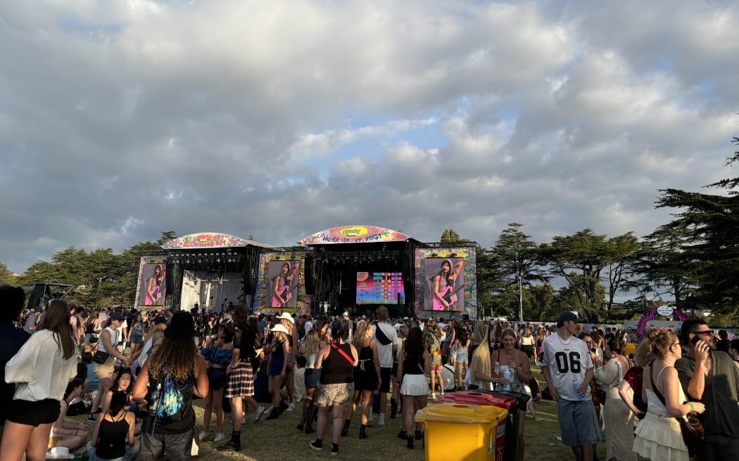 Beabadoobee at the Laneway Festival in Auckland.