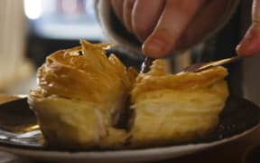A pie from Fairlie Bakehouse in south Canterbury.