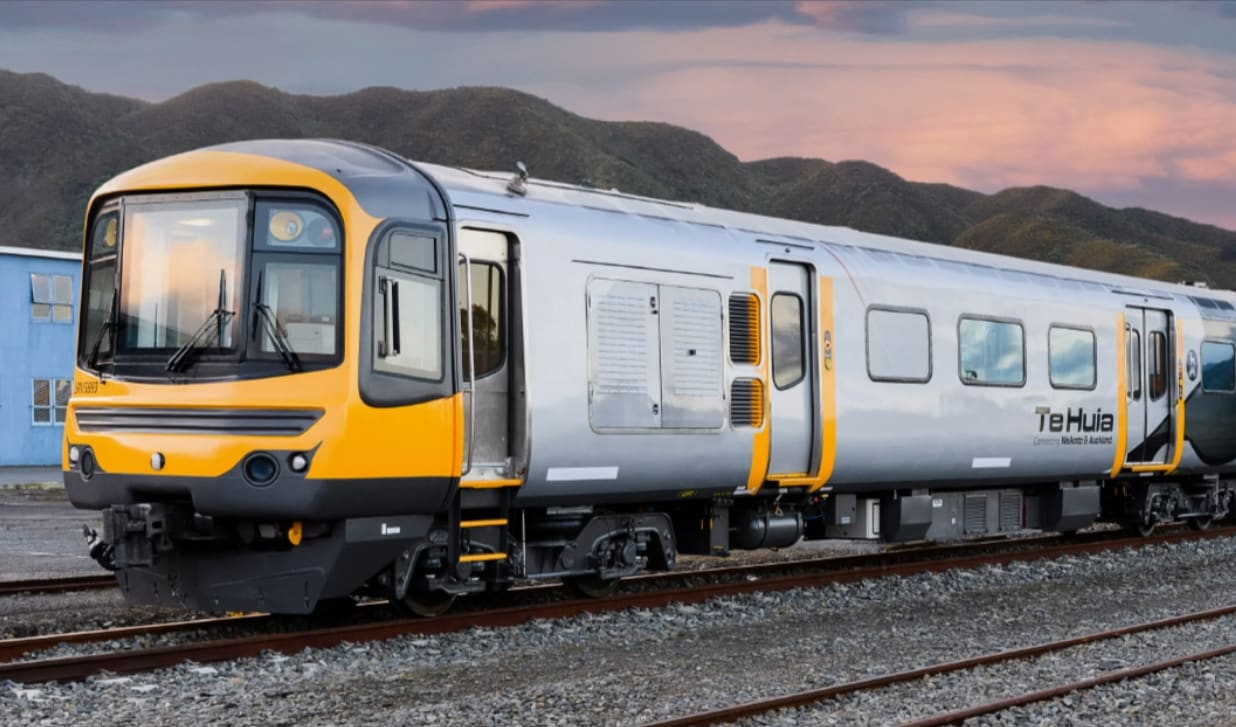 The new Hamilton to Auckland passenger train service called Te Huia will start in early April 2021.