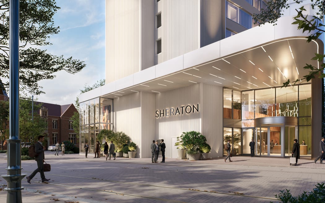 The Sheraton Hotel is due to open in central Christchurch in 2027