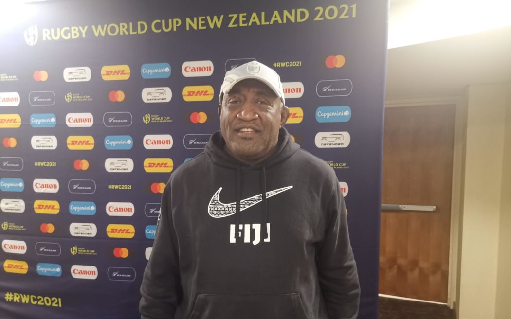 Fijiana line out coach, Inoke Male