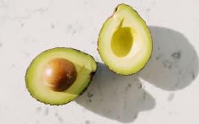 Sliced avocado