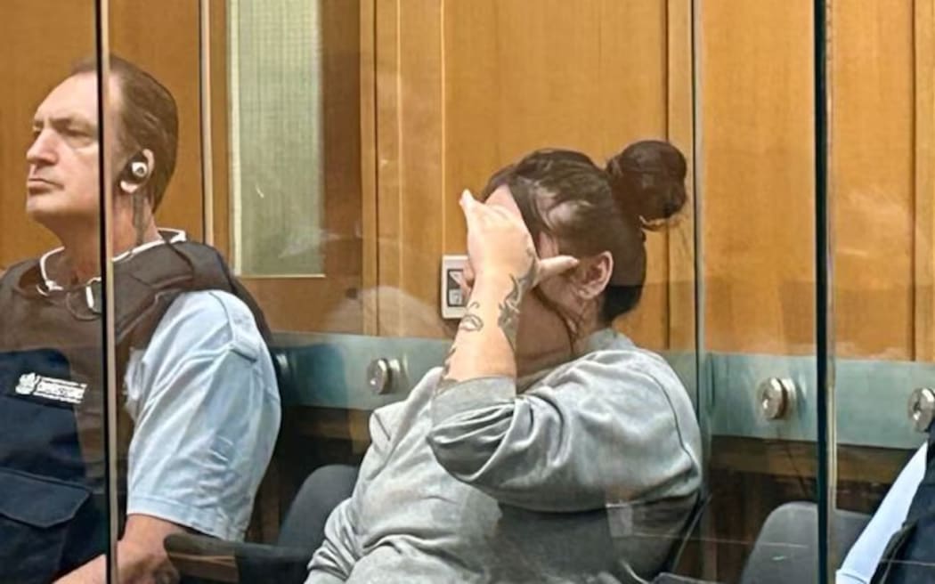 Sarangi Karamea Jaque-Oddell Lim, 28, at an earlier appearance in the High Court at Hamilton, after admitting a charge of attempted murder.