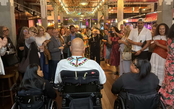 The opening night of the ‘Music Portrait of a Humble, Disabled Samoan’ was met with a standing ovation.